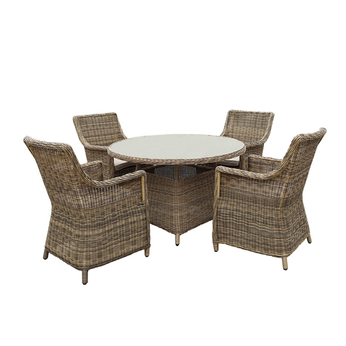 ΤΡΑΠΕΖΑΡΙΑ-WICKER-SANTA-5121G-5142G-5-ΤΕΜ