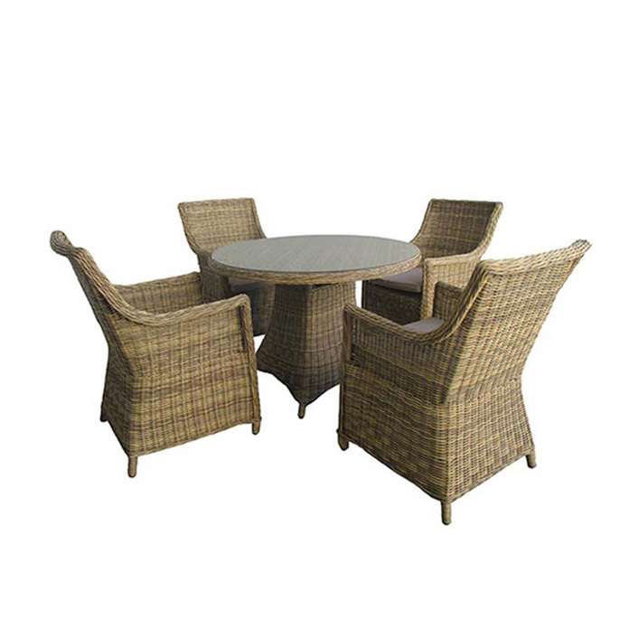ΤΡΑΠΕΖΑΡΙΑ-WICKER-SANTA-5121G-5195G-5-ΤΕΜ