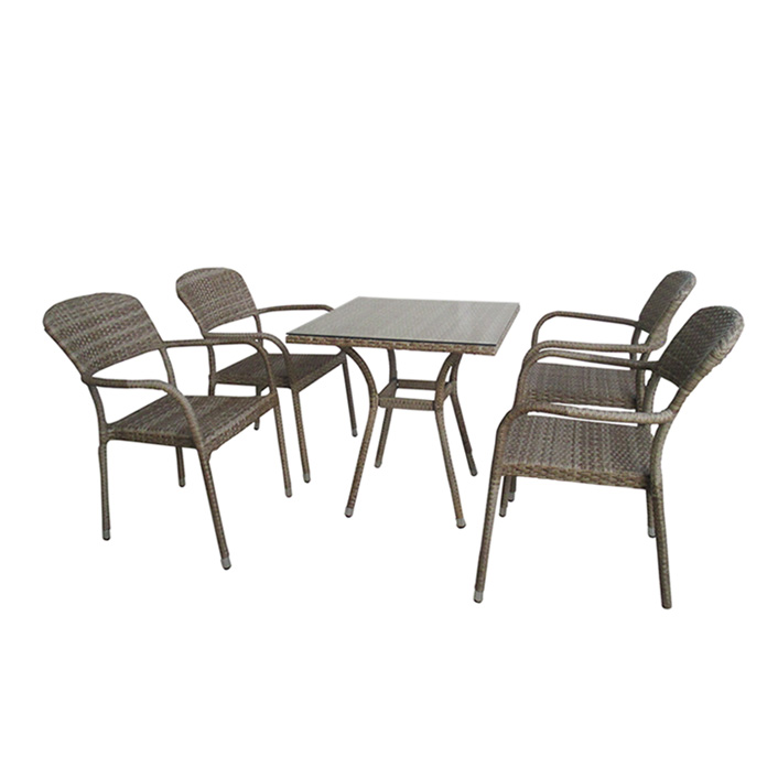 ΤΡΑΠΕΖΙ-WICKER-5271G-LILY-5184G-5-ΤΕΜ
